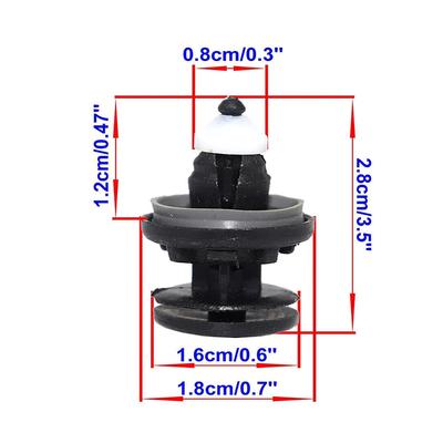 New 10Pcs Car Door Trim Panel Clips Fastener Fixing Rivets for Ford Focus Kuga C-MAX