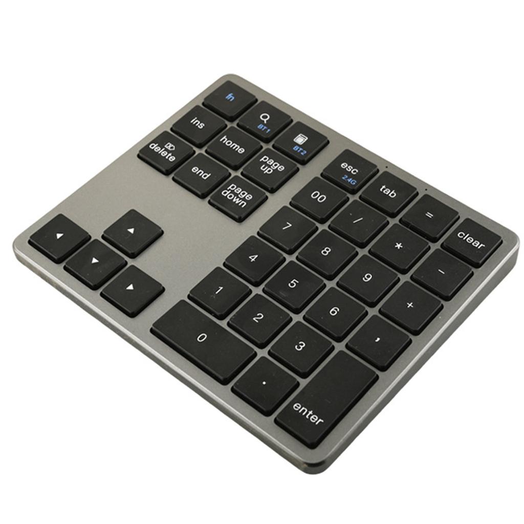 35 Key Numeric Keypad, Wireless Bluetooth -mode Numeric Keypad, Mute, Compatible With Mobile Phones And Computers
