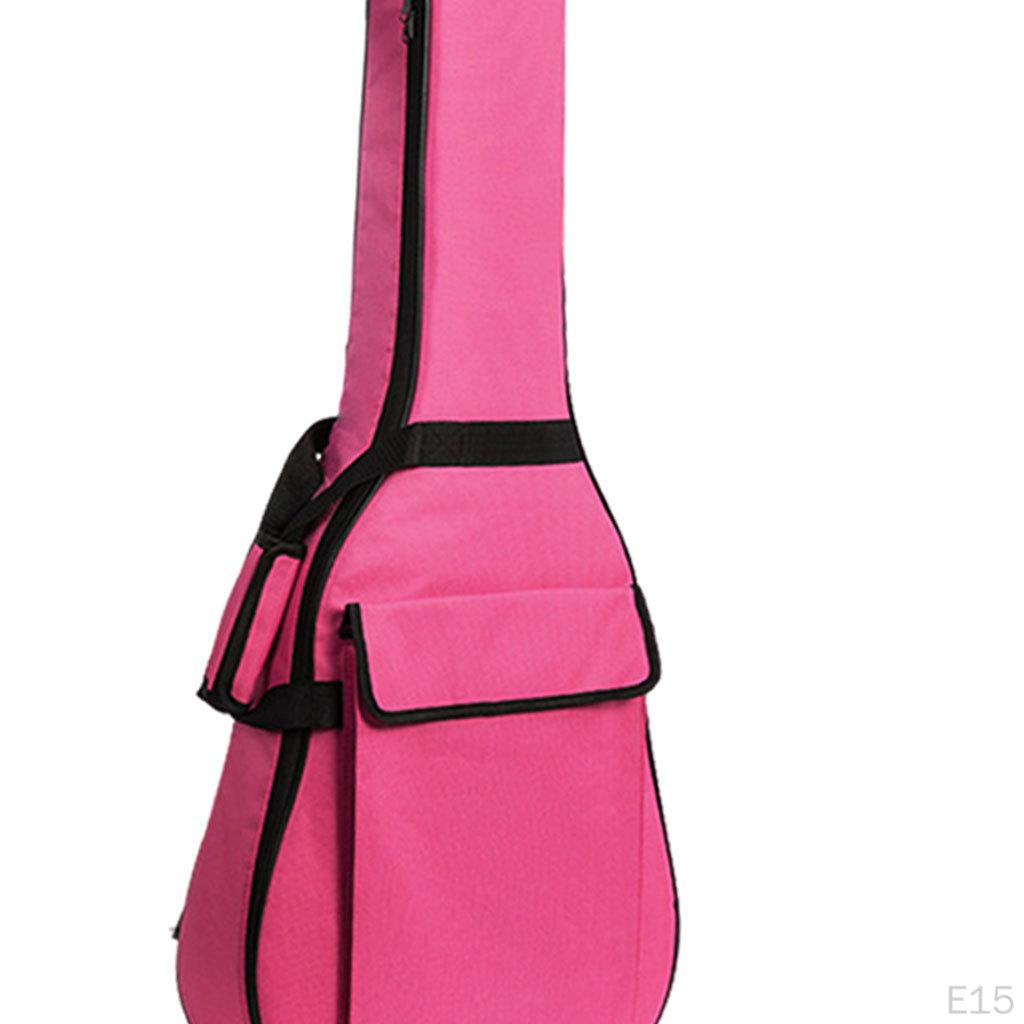 Acoustic Guitar Bag Oxford Cloth Dustproof Travel Carrying Backpack Double Shoulder Strap