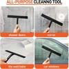 Matte Black Glass Wiper Streak Free Window Scraper Water Scraper Cleaning Tool  Bathroom Cleaning