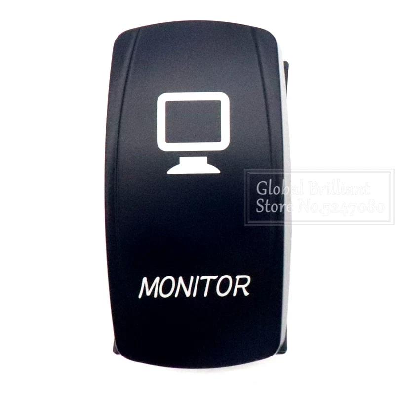 For Car Truck Marine 12V/20A 24V/10A Boat Rocker Switch Toggle 5Pin SPST / 7Pin DPDT ON-Off Switch with LED Light