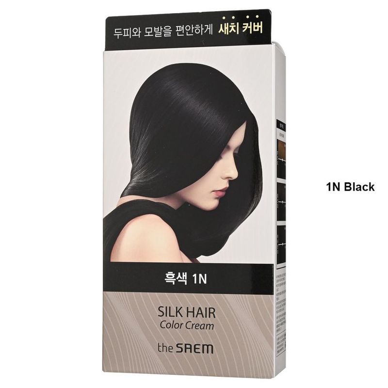 The Saem - Silk Hair Color Cream Gray Hair Cover - 5 Colors