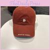Letter Embroidered Cotton Cap For Spring To Autumn Sun Protection And Style