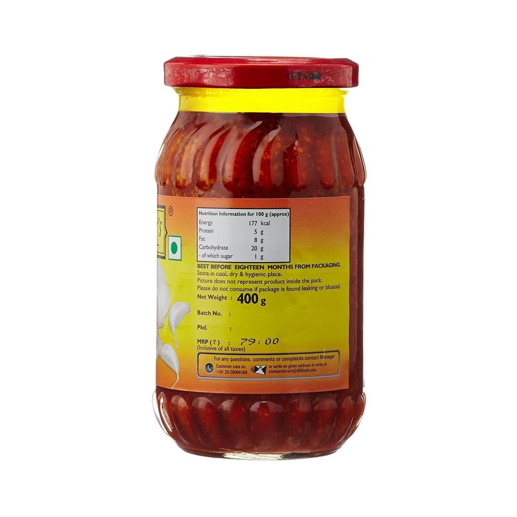 Pikul z czosnkiem (400 gramów), Ogórek czosnkowy, przepis mamy