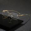 Slim Frame Fashion Glasses for Men and Women - Lightweight Luxury Design Stylish Accessories Minimalist Eyewear