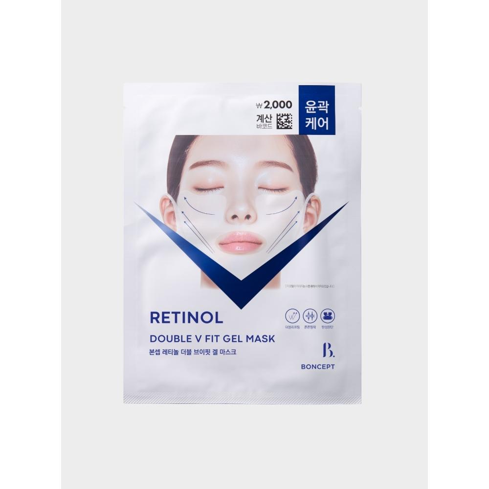Bonsep Skincare [1 6  Tue  Open] Bonsep Retinol Double V Fit Gel Mask 1 Sheet 22 G