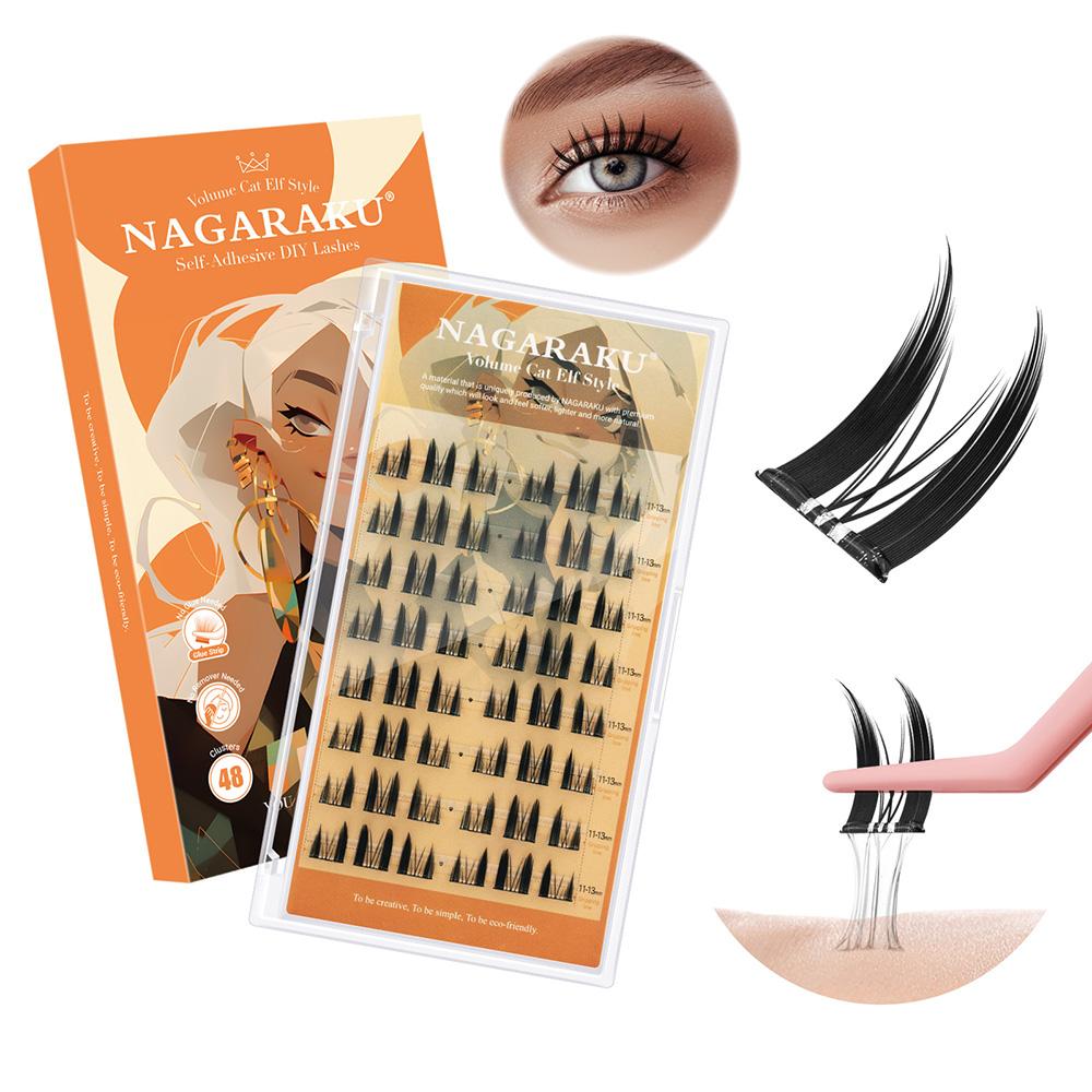 NAGARAKU No Glue Needed DIY False Lashes Without Tweezers