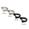 [TUNUKE] D-ring Titanium Small Size Mini Screw Type with Screwdriver Key Ring Key Ring Carabiner Key Car (Glossy Black X2)