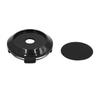 Universal 64mm Dia 4 Lugs Car Tire Wheel Center Hub Cap Cover Black Pack of 4