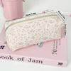 Floral Print Stationery Bag Multifunctional Pencil Case INS Stationery Organizer  School Office