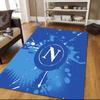 SSC Napoli2 Flannel Pattern Square Carpet,Area Rug,Carpet Rug for Living Room Bedroom Sofa Playroom Decor,Non-slip Floor Mat