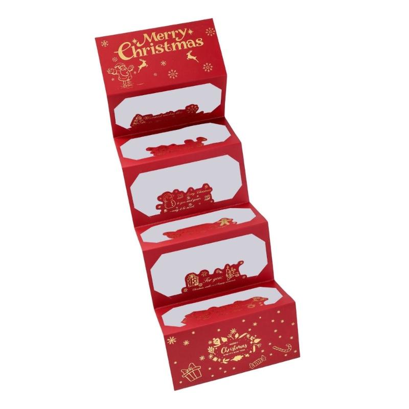 Christmas Cash Gift Card Holder with Envelope 6 Slots Money Holder For Holiday Money Storage And Festival Gift Exchanges