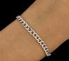 Sterling Silver Gourmet Bracelet With Evil Eye Detail, Cuban Chain For Woman, Turkish Silver Jewelry