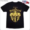 Motorhead 50 Jaar Zwaarden & Warpig Logo Zwart Unisex T-shirt Maat S-5XL