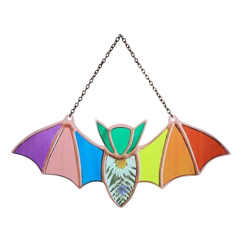 Wall Art Halloween Acrylic Bat Bat Shaped Wall Hanging Bat 6-style Halloween Bat Pendant Bar