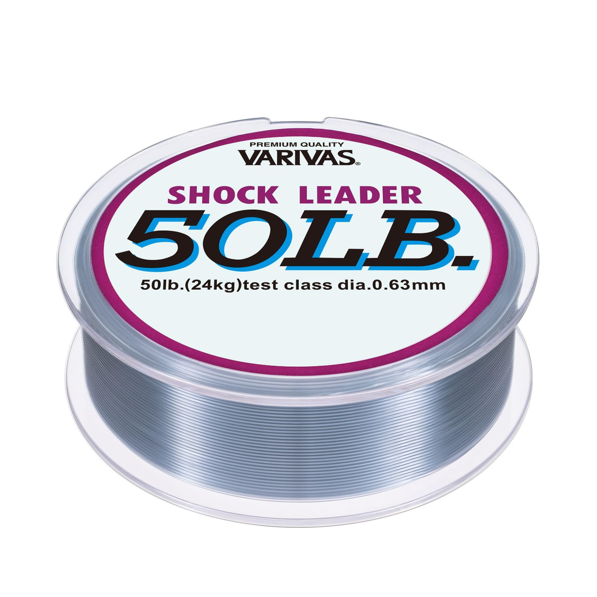 

Morris Varivas Shock Leader, Nylon, 50m, 14#, 50lb, Mist Gray