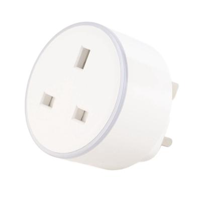 Miniaturní LED chytrá zásuvka Wifi RGB stmívací zásuvka Časování mobilním telefonem Vzdálené ovládání Zásuvka