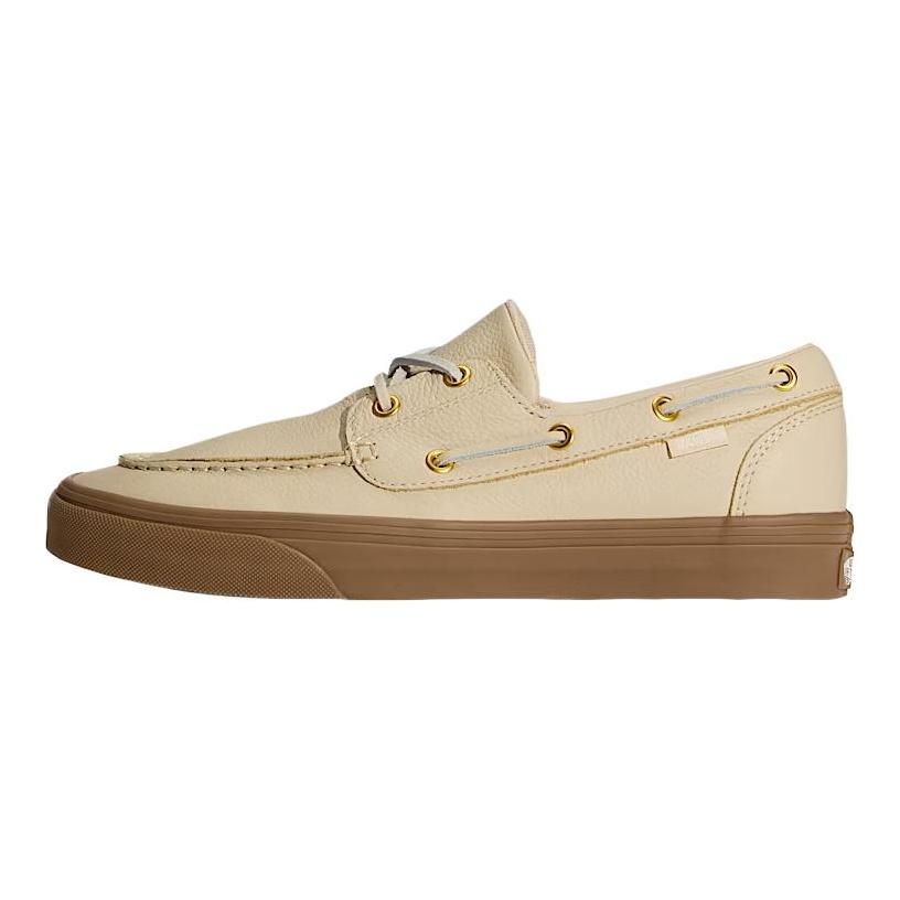 Vans 2 Eyelet Unisex Leather Shoes VN000Z11TAN