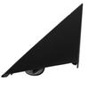 Car Rearview Mirror Triangle Panel Cover for Hyundai Kona 2018 2019 2020 2021 2022 2023 86190-J9000 86180-J9000 Unpainted Black