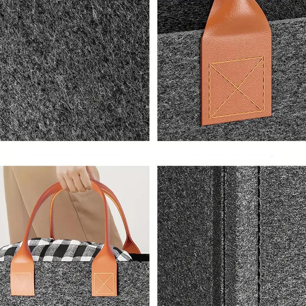 Basket for Stairs Sturdy Stair Basket Storage Organizer Portable Multi-Functional Space-Saving L Shape Organizer for Home