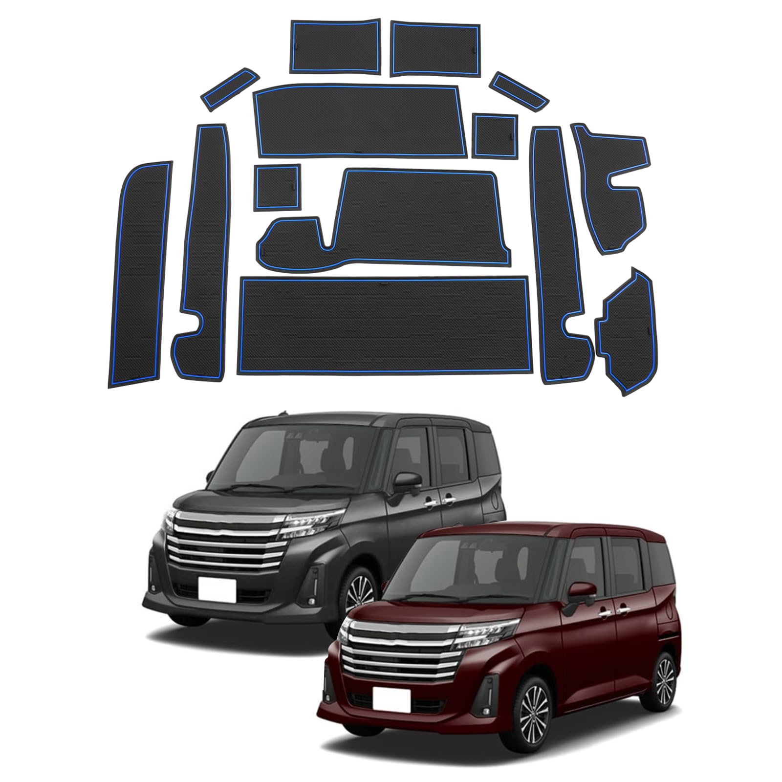 

SXCY Новый эксклюзивный резиновый коврик для салона Toyota Roomy Tank Type, коврик для дверного кармана Daihatsu Thor Type, коврик для салона Subaru Justy Type, шумоподавление, защита от пятен