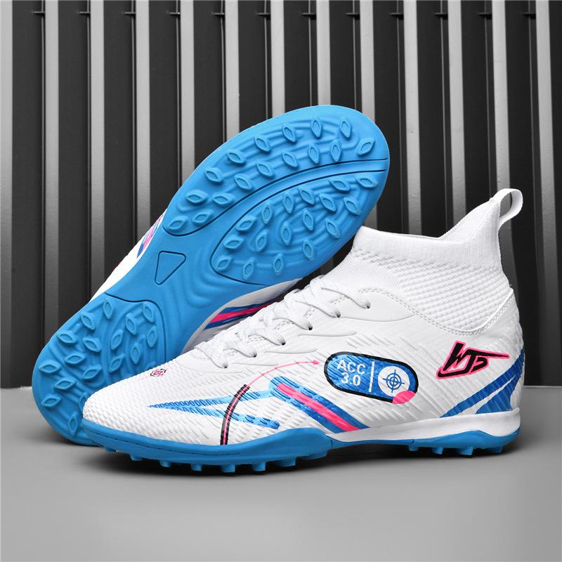Xiyin Amazon's New High-top Breathable Football Shoes Professional Futsal Football Shoes Long Nails Broken Nails Spot 2025