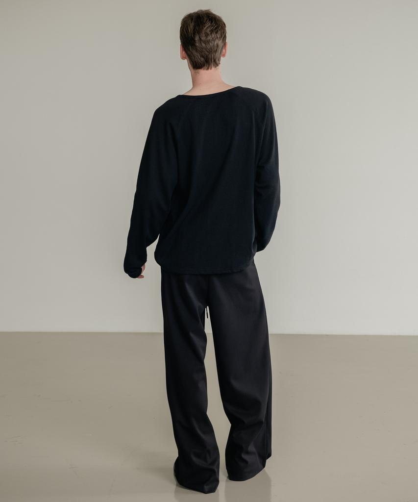 SSIN AND LEE Low Loop Banding Slacks Black
