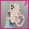 Case For Redmi Note 15 PRO Plus 5G 4G 13 12 11 Pro 12S 11S A1 A2 Soft Love Heart Bracelet Chain Silicone Wave Side Cover