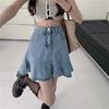 Denim Skirt Skirt Women's Design Niche High Waist A-line Skirt Summer Small Hip-pack Short Skirt
