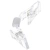16 Pcs 16 Pcs Clip Tag Holder Mini Sign Clip Rotatable Merchandise Sign  Supermarket