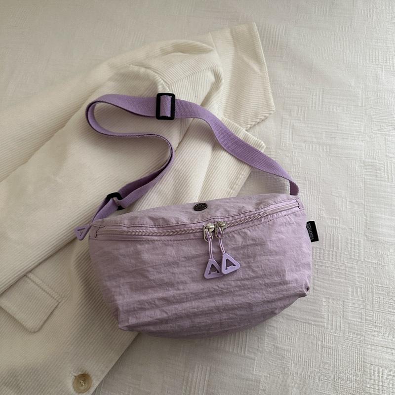 Minimalistische Oxford-Stoff-Umhängetasche für Damen Stilvolle Brust-Schultertasche