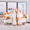 Long-Shaped Cat-Shaped Throw Pillow Cute Plush Toy Girls' Sleeping Large-Sized Doll Sofa Pillow Play Doll Gift