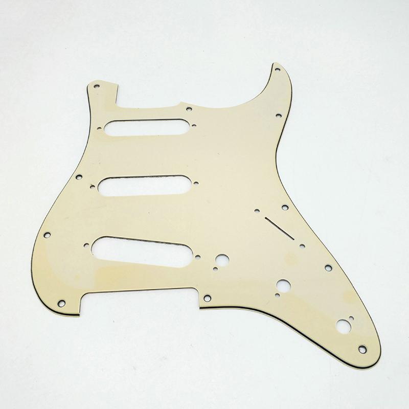 

Pickup Cover Knobs Tips For Electric Guitar Guard SSS Electric Guitar Pickguard Back Plate
