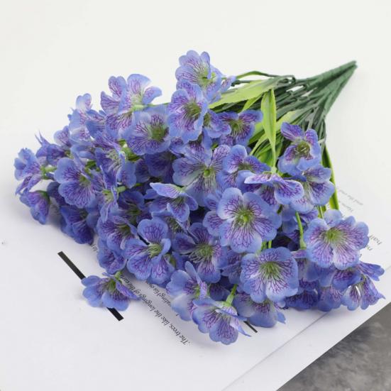 Artificial Flower No Maintenance No Watering No Fading Bright Color Realistic Lifelike Artificial Flower Wedding Party Home Decoration