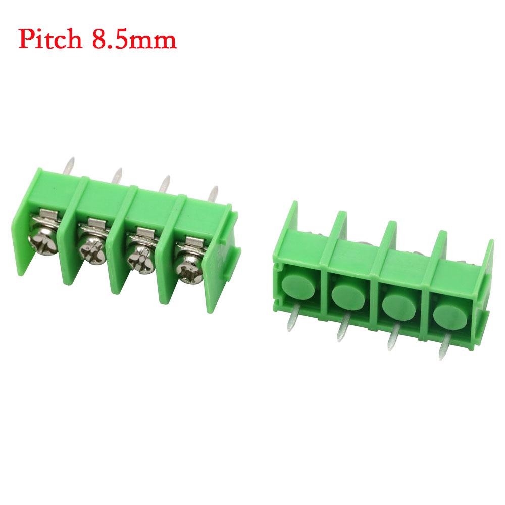 7.62mm 8.5mm 10.0mm Pitch KF7.62 KF8500 KF1000 2in 3in 4Pin Screw Terminal Block Connector PCB Terminal Block Connectors