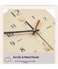 Wall Clocks Creamy Corner Double Sided Wall Clock Silent Modern Decorative Home Decor Living Room Bedroom Kitchen Decoration