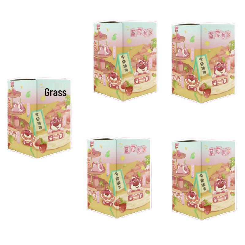 Lotso Bear Blind Box Action Figure - Cute Desktop Ornament & Cake Topper Gift Doll