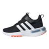 adidas Racer Tr23 El K Pohodlné Protišmykové Priedušné Nízke Ležérne Topánky Detské Tenisky Čierna Biela Fluorescenčne Červená ID0335