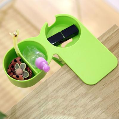 Getränkehalter Clip Groove Design Anti-Rutsch ABS Tisch Organizer Flasche Stand Clamp für Zuhause