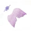 Angel Wings & Bow Headband Set for Baby Photography