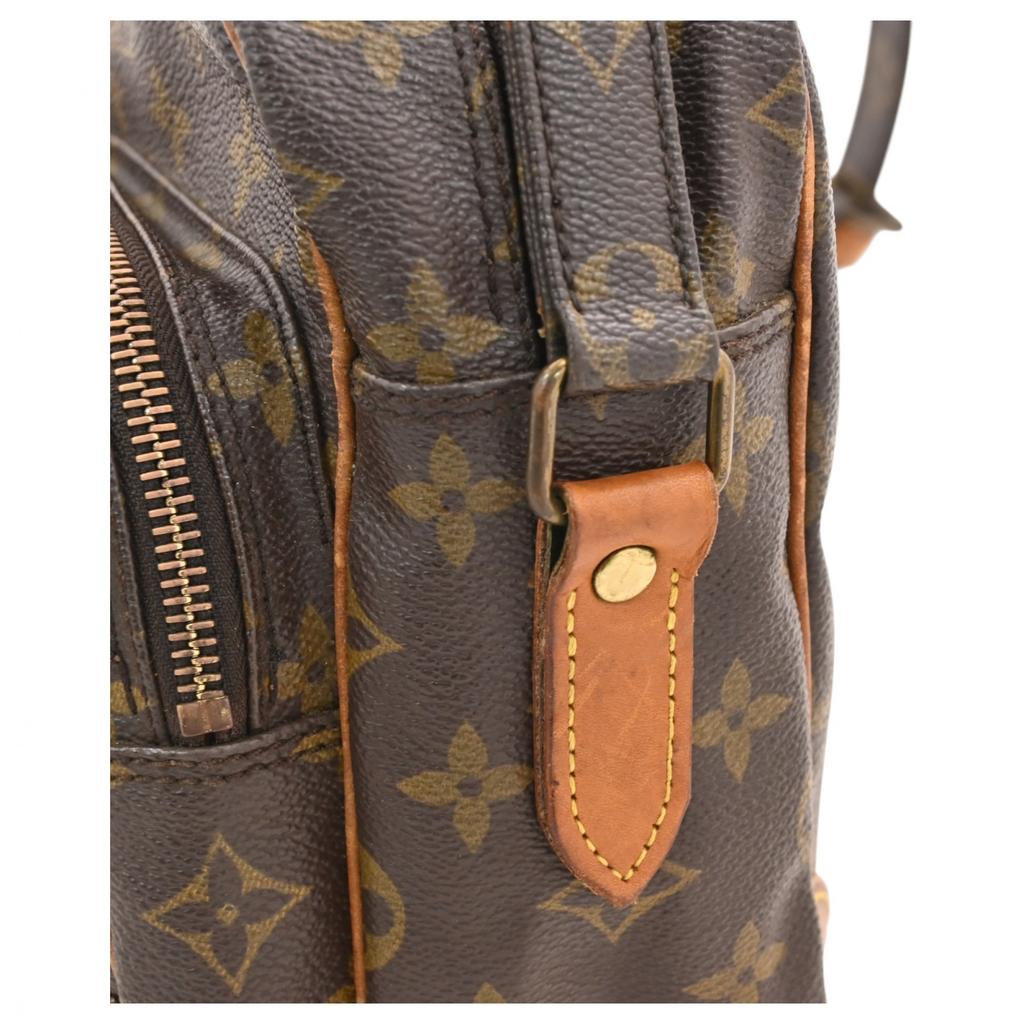 Auth LOUIS VUITTON Monogram Nile Shoulder Bag Brown PVC M45244 Lv9913aa