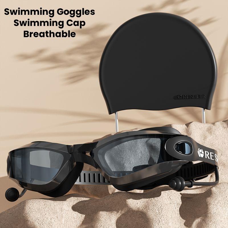 

Очки для плавания для гонок, водонепроницаемые, противотуманные, для плавания, профессиональные, для взрослых мужчин и женщин, для плавания с близорукостью OneSize