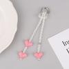 Bag Charm For Women Y2K Accesories Love Heart Pendant Colorful Beads Chain  Lady Jewelry