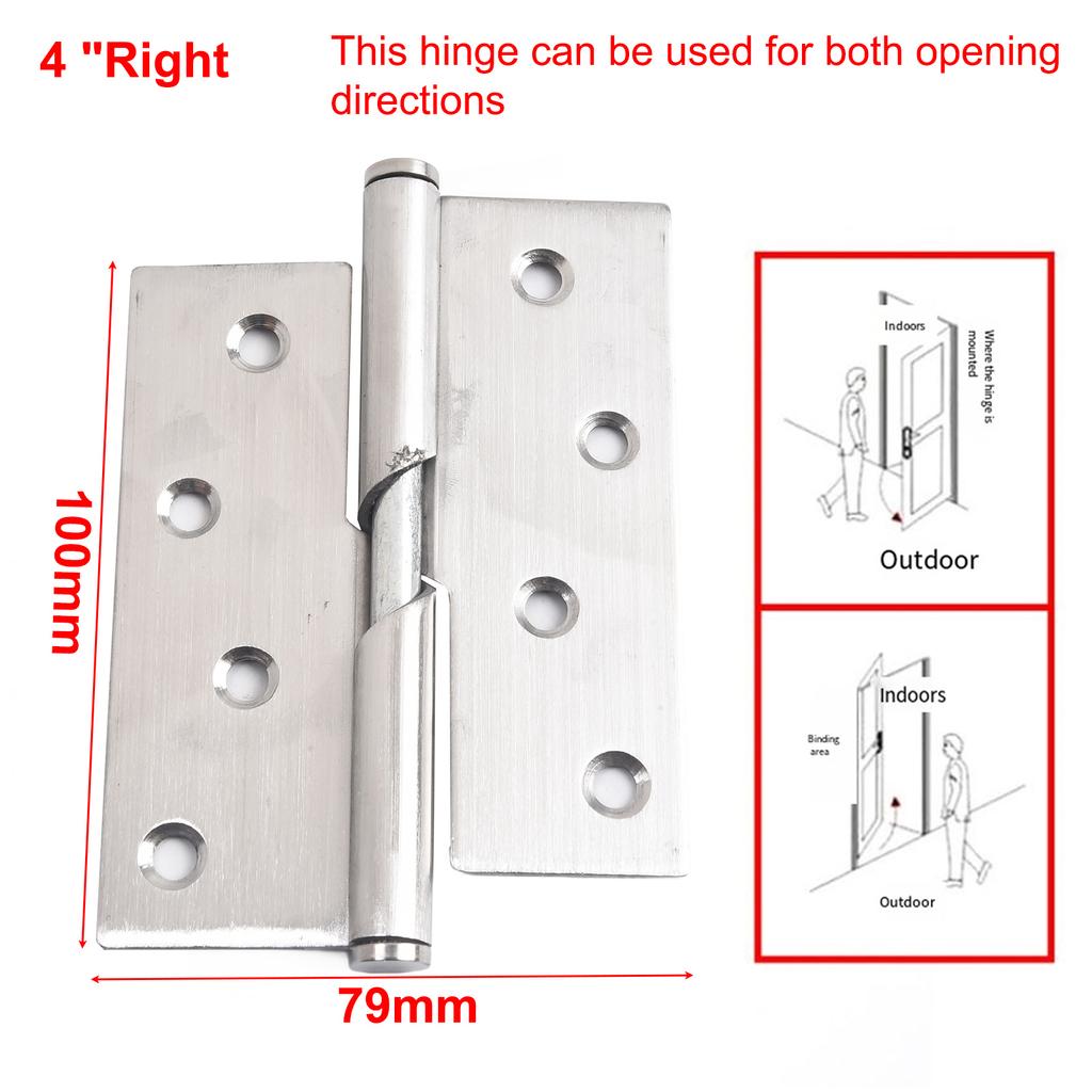 Left Right For Bathroom Toilet Door Hinges Easy Installation Easy Installation Stylish Appearance Bathroom Doors