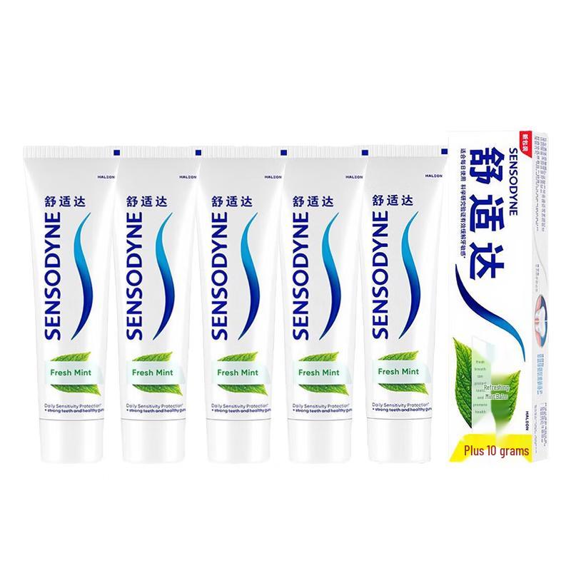 Sensodyne Fresh Mint Sensitive Toothpaste (5 x 100g)