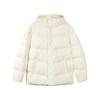 Skechers Windproof Warm Three-Proof Down Jacket Unisex Outerwear Cotton-Candy-White L422U069-0074