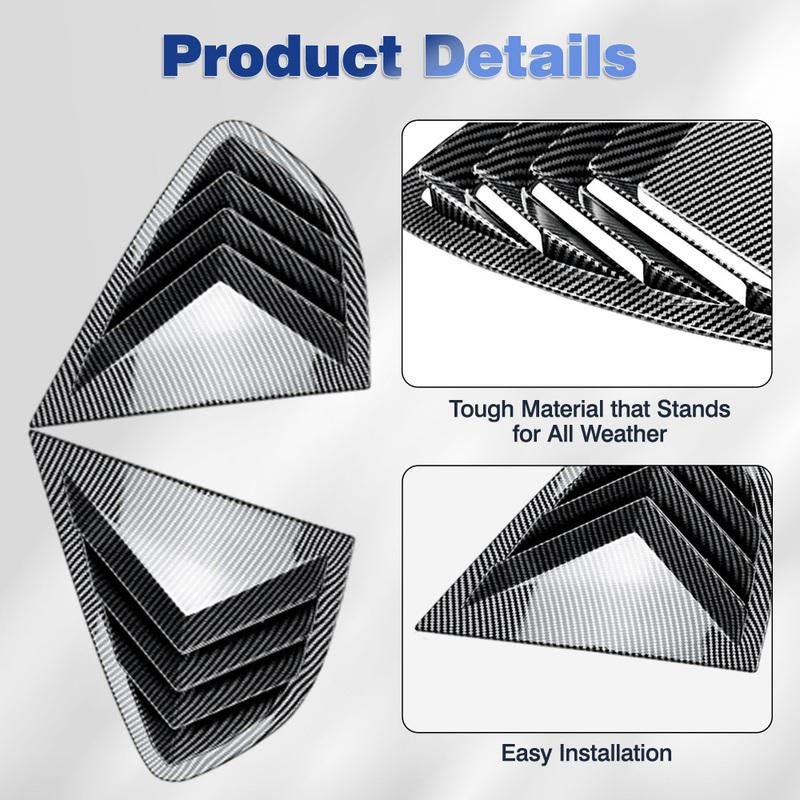 Per BMW X4 F26 2014 2015 2016 2017 2018 Deflettori Finestrini Posteriori Laterali Prese d'Aria Copri Griglie Tende Accessori Auto