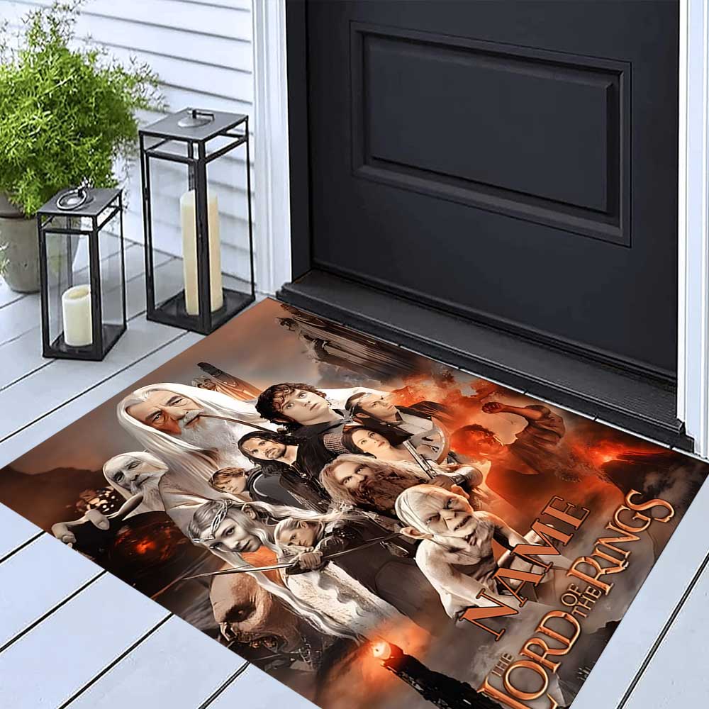 Warner Bros. Works (57) Customize Your Name Rug, Office Chair Cushion, Home Bedroom Living Room Gift.