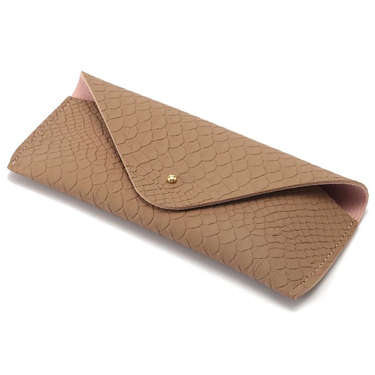 22 New Woven Texture Leather Sunglasses Case – Customizable Black Glasses Holder In Stock