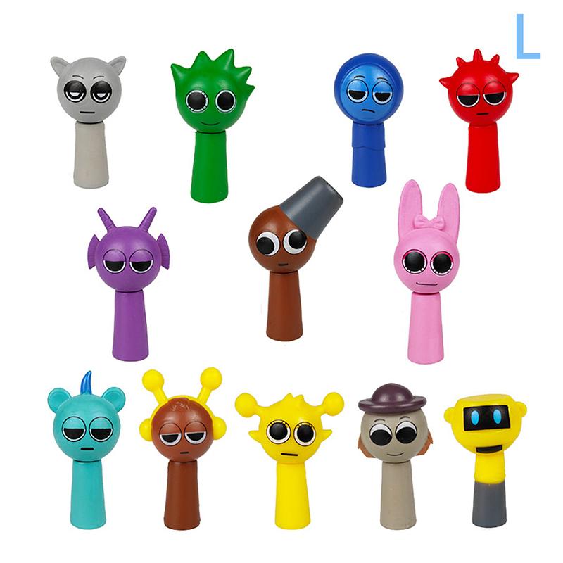 

12 шт./компл. Фигурки Sprunki Mode Toys Sprunki Incredibox Фигурки Sprunki Game Cartoon Подарки на день рождения Рождественский подарок L
